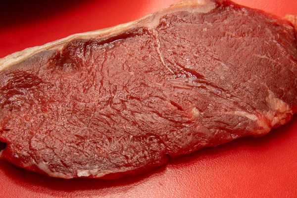 Ein Rohes Ungekochtes Rindfleisch — Stockfoto