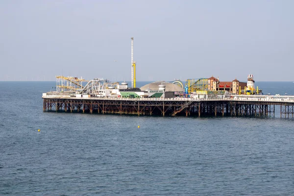 Brighton Hove Июля 2019 Famous Brighton Pier — стоковое фото