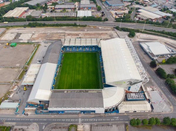 Leeds Luglio 2019 Foto Aerea Dell Elland Road Football Club — Foto Stock