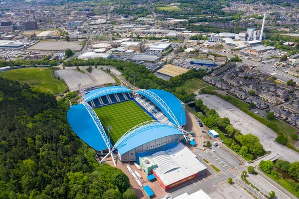 Foto Aerea Del John Smith Stadium Sede Della Huddersfield Town — Foto Stock