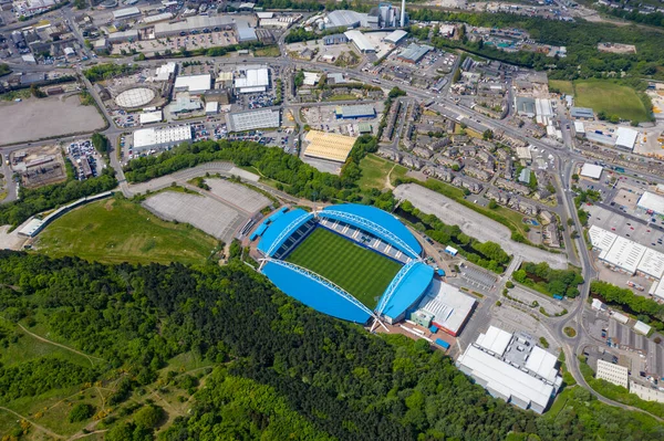 Foto Aerea Del John Smith Stadium Sede Della Huddersfield Town — Foto Stock