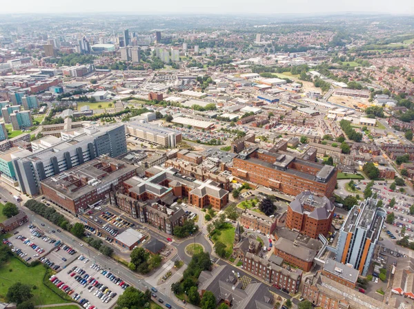 Luchtfoto Van Het James University Hospital Leeds West Yorkshire Engeland — Stockfoto