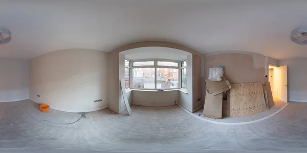 360 Degree Panoramic Spin Photo Construction Working Out Old British — стоковое фото