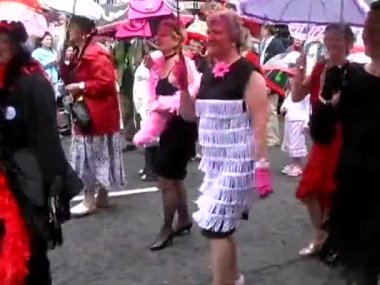 Worcester, Batı Midlands UK, 5 Ağustos 2010: 2010 Worcester Caz Festivali 'nin tarihsel ender kamera görüntüleri