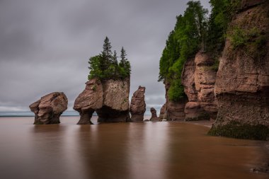 The Hopewell Rocks clipart