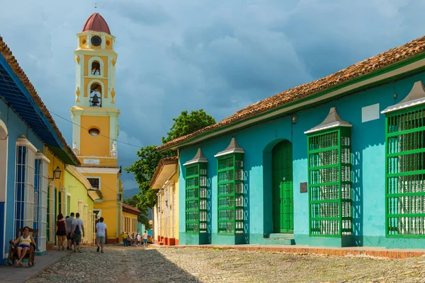 Plaza Mayor w Trinidad — Zdjęcie stockowe