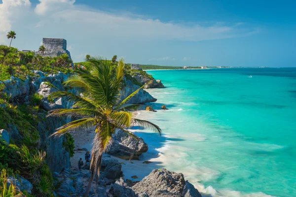 Ruinas Mayas en Tulum — Foto de Stock