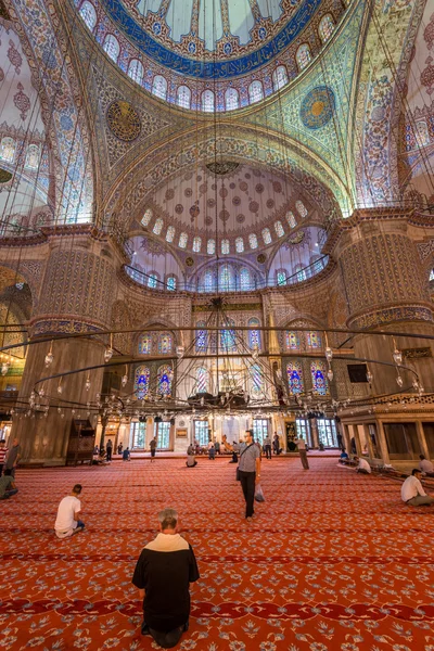 Dentro de la Mezquita Azul —  Fotos de Stock