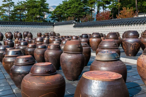 Kimchi Jars — Stock Photo, Image