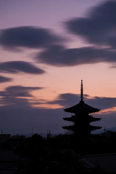 Pagoda Silhouette — Stock Photo, Image