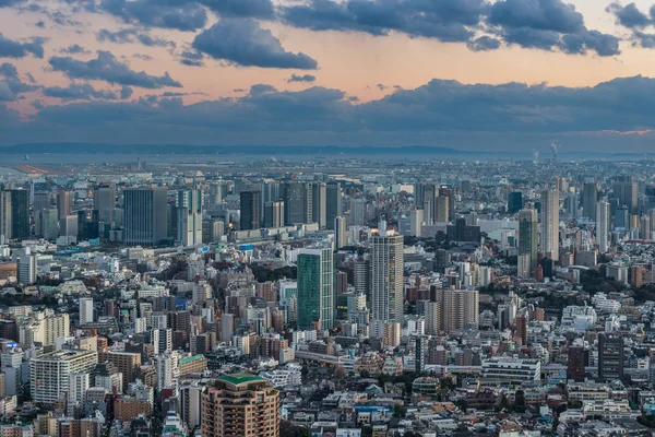 Solnedgång över Tokyo — Stockfoto