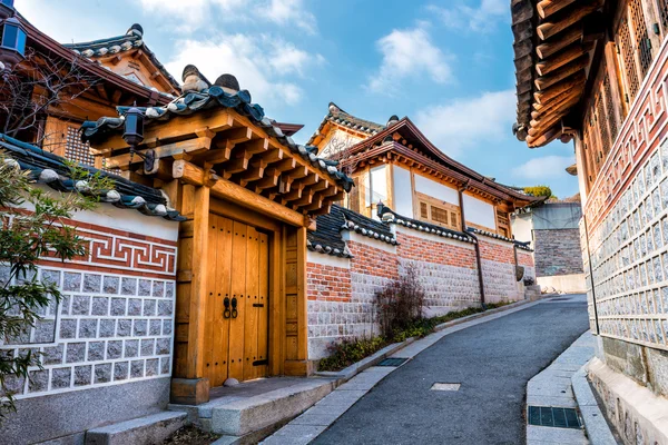 Bukchon hanok pueblo — Foto de Stock