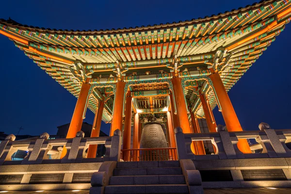 Bell Pavilion at Hwaseong Fortress — Stock Photo, Image