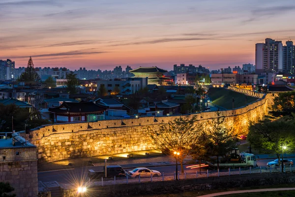 Hwaseong fästning — Stockfoto