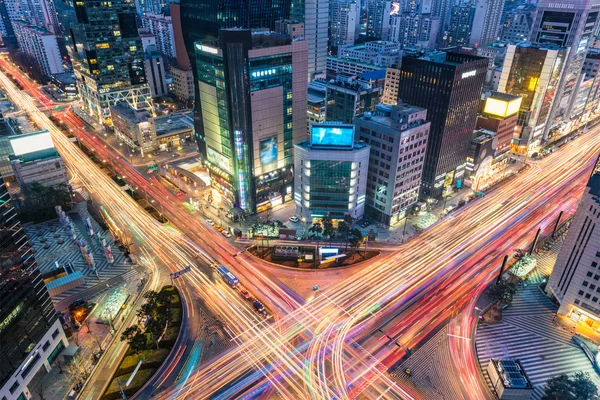 Gangnam trafik — Stockfoto