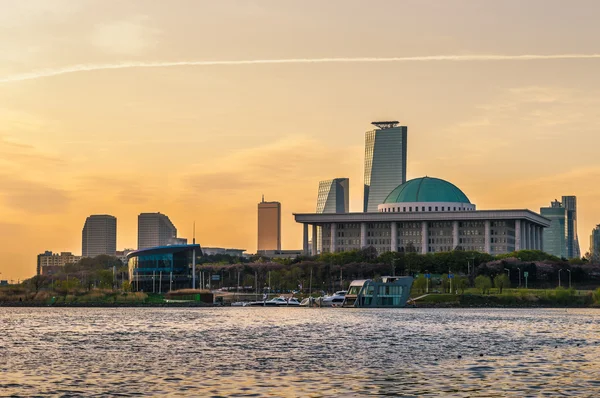 Yeouido lever de soleil — Photo