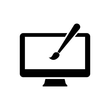 düz simgesi izole beyaz arka plan vektör çizim eps 10 üzerinde