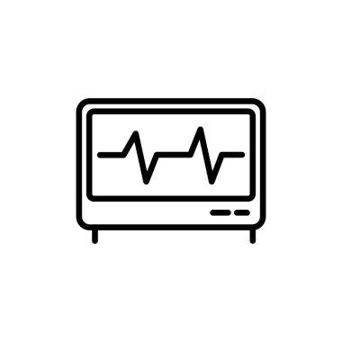 düz simgesi izole beyaz arka plan vektör çizim eps 10 üzerinde