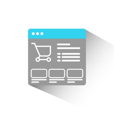 düz simgesi izole beyaz arka plan vektör çizim eps 10 üzerinde