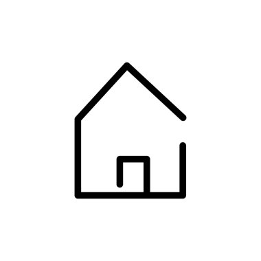 düz simgesi izole beyaz arka plan vektör çizim eps 10 üzerinde