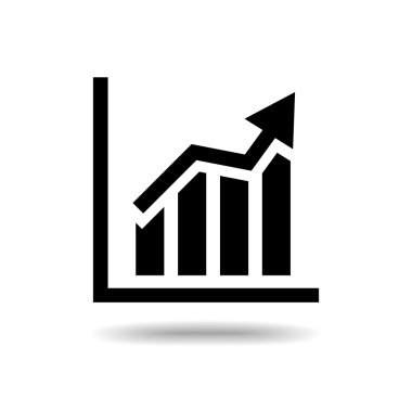 düz simgesi izole beyaz arka plan vektör çizim eps 10 üzerinde