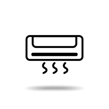 düz simgesi izole beyaz arka plan vektör çizim eps 10 üzerinde