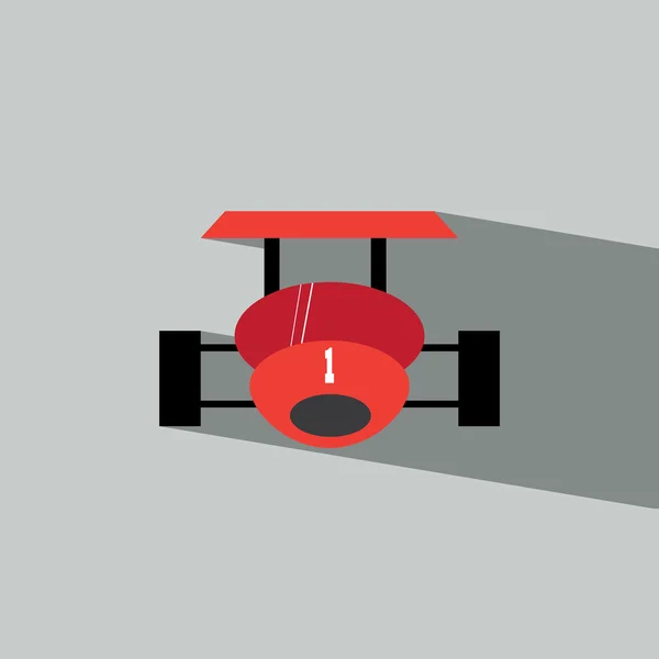 Αγωνιστικό αυτοκίνητο επίπεδη εικόνα vector εικονογράφηση eps10 — Διανυσματικό Αρχείο