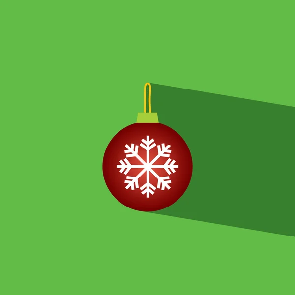 Weihnachtsbaum Geschenk flache Ikone Vektor Illustration eps10 — Stockvektor