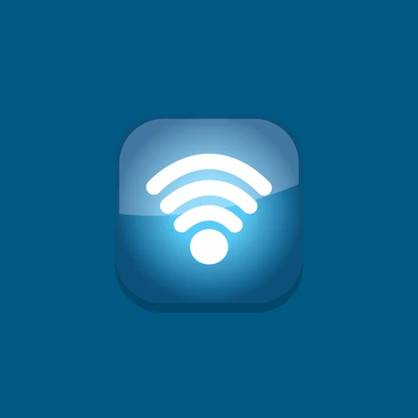 Wifi 按钮图标平面向量图 eps10 — 图库矢量图片