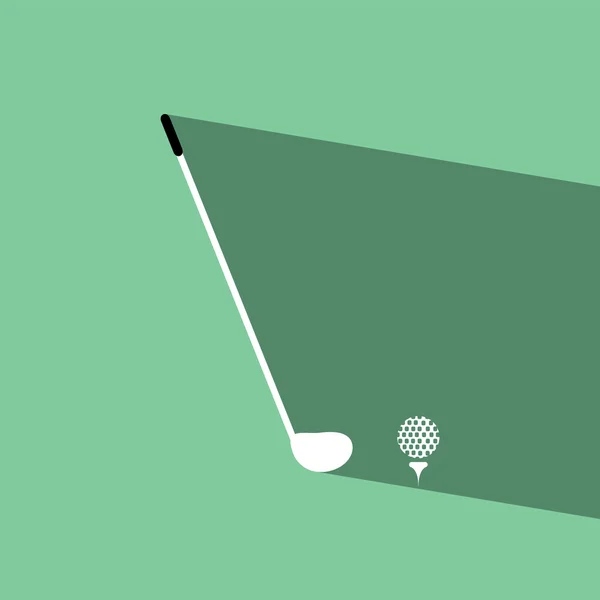 Golf icono plano vector ilustración eps10 Gráficos Vectoriales