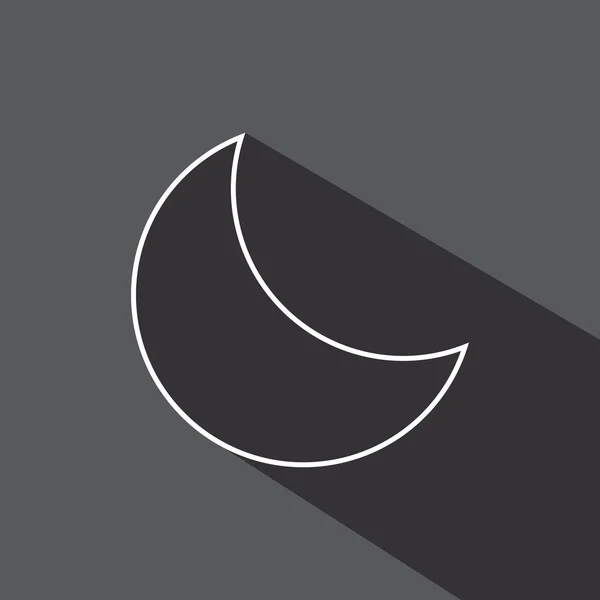 Księżyc wektor eps ilustracja 10 — Wektor stockowy