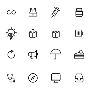 vektör anahat simgesini ayarla