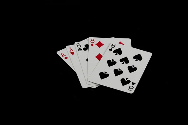 Aces and Eights dead man's hand — Stock Photo, Image