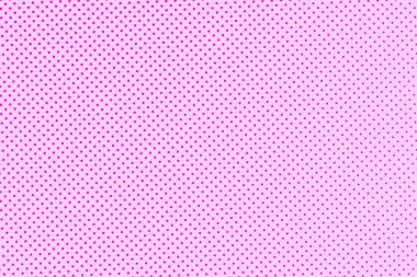 Pop Art Colory çizgi roman kapağı. Puantiyeli pembe arka plan. Çizgi film komik retro desen. Vektör yarım ton çizimi. Poster, kart, el ilanı için şablon tasarımı.