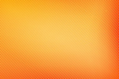 Pop Art Colory çizgi roman kapağı. Puantiyeli turuncu ve sarı arkaplan. Çizgi film komik retro desen. Vektör yarım ton çizimi. 90 'lar tarzı. Poster, kart, el ilanı için şablon tasarımı.