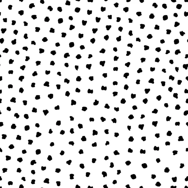 Fond Noir Blanc Abstrait Modèle Sans Couture Avec Des Animaux — Image vectorielle