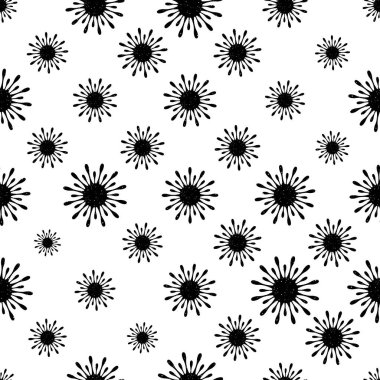 Beyaz arka planda bakteri olan kusursuz tıbbi desen. COVID-19 'u durdurun. Coronavirus. Zatürree. Virüs enfeksiyonu salgını. 