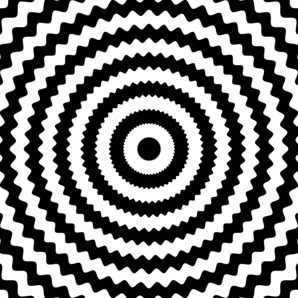 Draai hypnotiserende zwart-wit spiraal. Monochrome abstracte achtergrond. Vector platte geometrische illustratie.Sjabloon ontwerp voor banner, website, sjabloon, folder, brochure, poster. — Stockvector