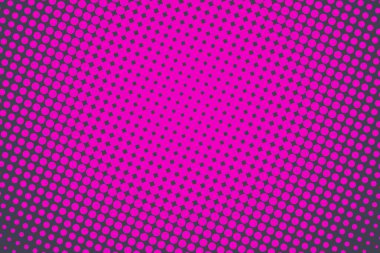 Pop Art yaratıcı konsept renkli çizgi roman dergisi kapağı. Polka renkli bir arkaplan. Çizgi film yarım ton retro modeli. Poster, kart, satış afişi, boş baloncuk için soyut şablon tasarımı.