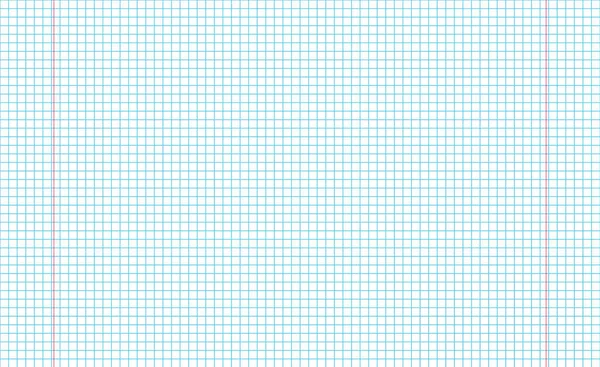 グリッドペーパー。概要色の水平線を持つ縞模様の背景。学校、壁紙、テクスチャ、ノートブックの幾何学的なパターン。透明な背景に孤立した線状の紙. — ストックベクタ