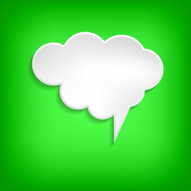 Renkli arkaplanda vektör komik konuşma balonu. Renkli afişler, boş kağıt şekiller. Sohbet için çizgi film düz çizimi. Şablon çerçevesi. El çizim biçimi, diyalog bulutu.