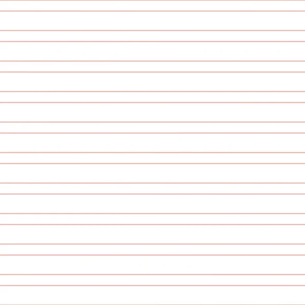 Gitterpapier. Abstrakter gestreifter Hintergrund mit horizontalen Linien. Geometrische nahtlose Muster für die Schule, Tapeten, Texturen, Notizbuch. Gefülltes Papier leer auf transparentem Hintergrund. — Stockvektor