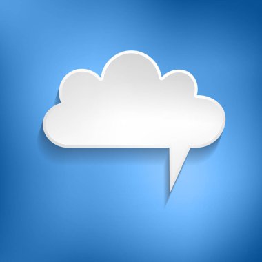 Renkli arkaplanda vektör komik konuşma balonu. Renkli afişler, boş kağıt şekiller. Sohbet için çizgi film düz çizimi. Şablon çerçevesi. El çizim biçimi, diyalog bulutu.