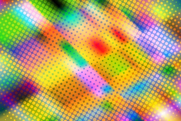 Fondo geométrico abstracto futurista colorido. Ilustración creativa en estilo semitono con gradiente de arco iris. Patrón de fondo de pantalla, página web, banner. — Archivo Imágenes Vectoriales