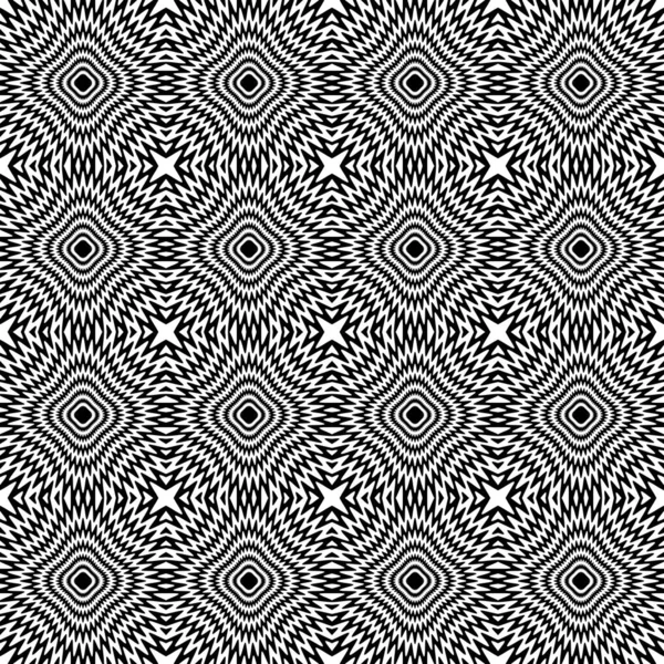 Swirl hypnotic black and white spiral seamless pattern. Monochrome abstract background. Vector flat geometric illustration.Template design for banner, website, template, leaflet, brochure, poster. — Stock Vector