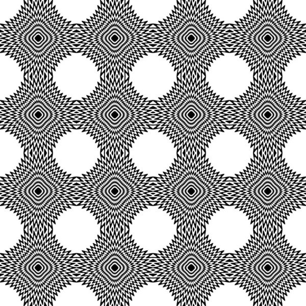 Vortice ipnotico modello spirale bianco e nero senza soluzione di continuità. Sfondo astratto monocromatico. Illustrazione geometrica piatta vettoriale.Modello per banner, sito web, modello, opuscolo, brochure, poster. — Vettoriale Stock