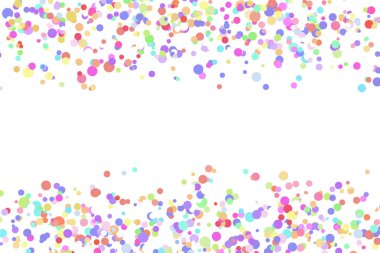 Açık renkli arka plan, daireli renkli vektör dokusu. Sıçrama efekti pankartı. Bulanık yağmur damlaları içeren parlak gümüş nokta çizimi. Web sayfası, duvar kağıdı, poster deseni.