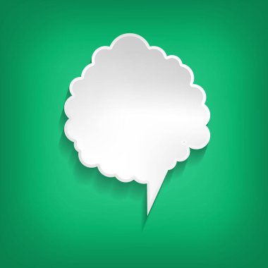 Renkli arkaplanda vektör komik konuşma balonu. Renkli afişler, boş kağıt şekiller. Sohbet için çizgi film düz çizimi. Şablon çerçevesi. El çizim biçimi, diyalog bulutu.