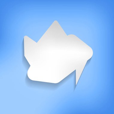 Renkli arkaplanda vektör komik konuşma balonu. Renkli afişler, boş kağıt şekiller. Sohbet için çizgi film düz çizimi. Şablon çerçevesi. El çizim biçimi, diyalog bulutu.