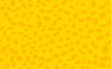 Soyut modern leopar pürüzsüz desen. Hayvanlar modaya uygun arka plan. Baskı, kart, kartpostal, kumaş ve tekstil için turuncu dekoratif vektör çizimi. Modern stilize cilt süsü